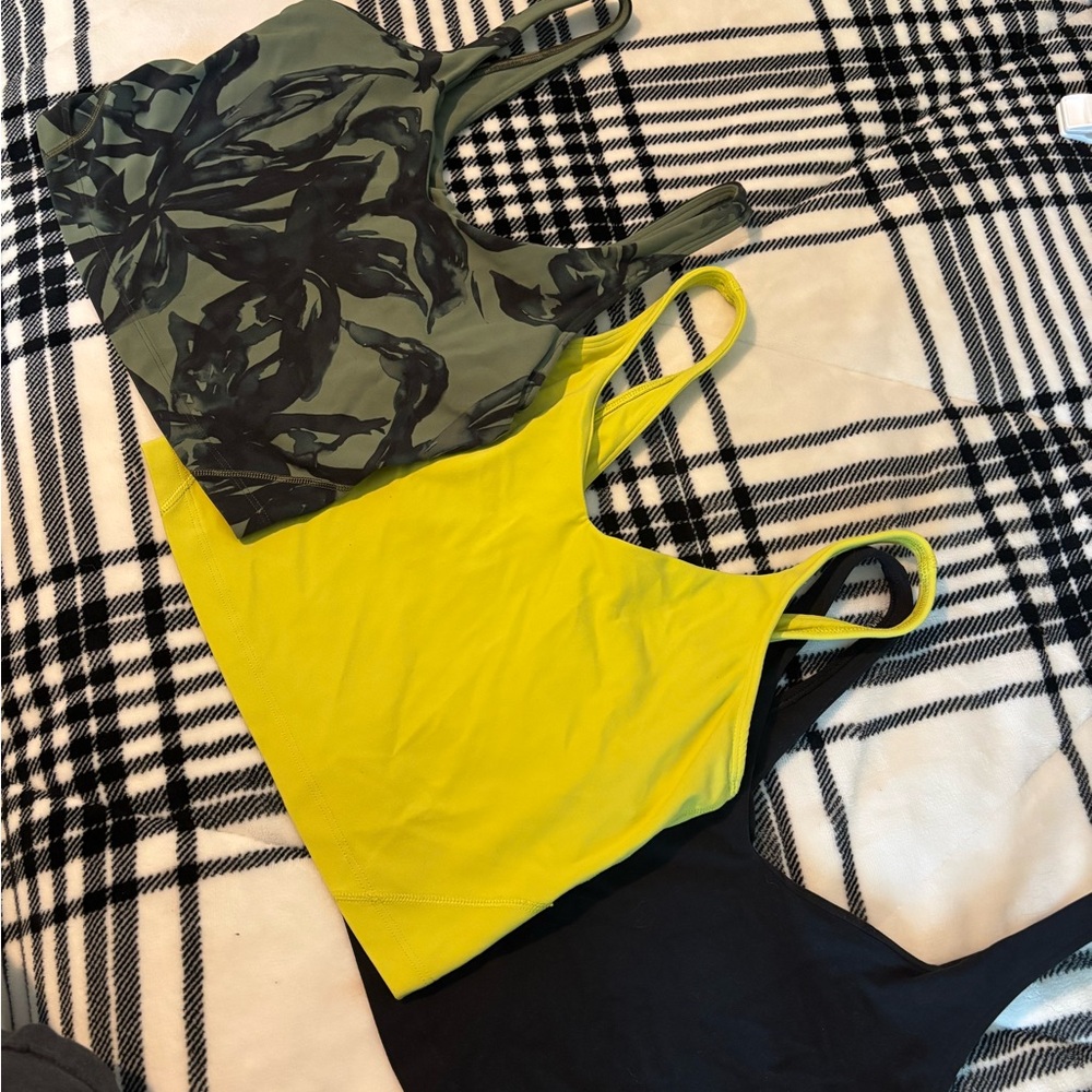THREE Lululemon Align Tanks SIZE 2